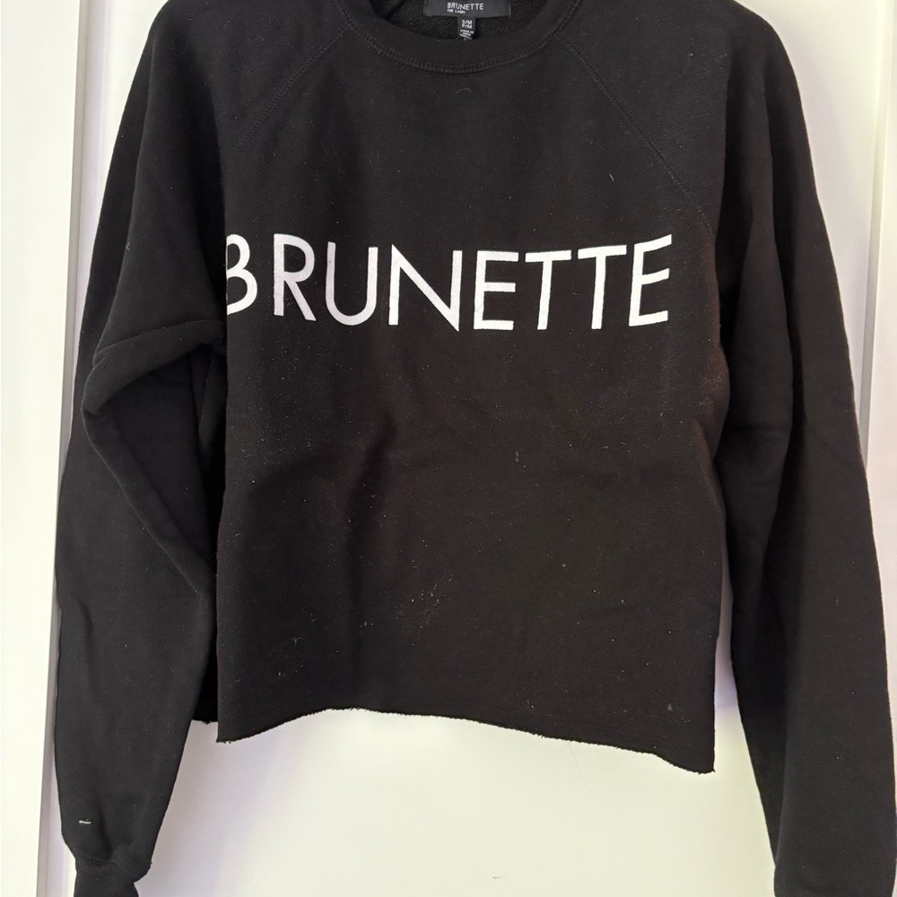 Black Brunette Sweatshirt